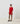 Poncho cachemire - Rouge Vermillion