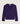 Maglia scollo a V in cashmere - Viola scuro
