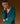 Maglione scollo a V in cashmere - Duck Green