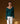 Maglione scollo a V in cashmere - Duck Green