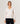 Maglione scollo a V in lana merino - Bianco