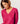 Maglione scollo a V in lana merino - Tonalità Rosa
