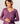 Maglione scollo a V in lana merino - Violet Parme Clair