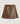 Gonna in pelle - Marrone cammello