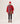 Cappotto oversize in lana cotta - Rosso