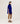 Poncho in cashmere - Blu Oltremare