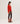Maglione oversize scollo a V in cashmere - Arancione