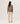 Maglione oversize scollo a V in cashmere - Beige