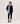 Maglione oversize con scollo a V in cashmere - Blu Navy