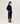 Maglione oversize con scollo a V in cashmere - Blu Navy