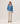 Cardigan in cashmere traforato - Blu Grigio