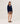 Cardigan in cashmere traforato - Blu Navy