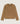 Maglione girocollo in cashmere - Camel Brown