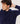 Maglione con cappuccio in cashmere a 2 capi - Blu Navy