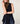 Twin-set dolcevita in seta - Blu notte