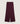 Pantalon large en laine mérinos - Aubergine