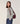 V-neck wool lace sweater - Dark Gray