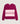 Wool striped V-neck sweater - Cassis