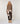 Alpaca cable vest - Taupe Brown