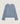 Round-neck sweater in chunky heather knit - Blue