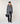 Long chunky knit scarf - Heather Gray