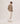 Pullover scollo a V in lana merino - Beige scuro