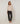 Maglione girocollo in maglia fine - Beige