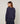 Pull col rond en maille fine - Bleu Denim