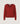 Fine knit V-neck sweater - Brique