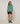 Oversized heathered hooded sweater - Green