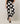 Pantalone dritto in tela stampata - Pois