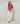 Tricolour merino wool cardigan - Orange Corail