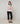 Round-neck merino wool sweater - Pearl Pink