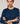 Round neck merino wool sweater - Petrol Blue