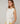 Twin set girocollo in seta - Bianco Ecru