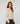 Cardigan corto con spalline - Marl beige