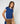 Twin-set in lana con girocollo - Blu Zaffiro