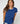 Twin-set in lana con girocollo - Blu Zaffiro
