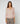 Maglione scollo a V in lana merino - Rosa Perla