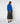 Maglione scollo a V in lana merino - Blu Azzurro