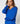 Maglione scollo a V in lana merino - Blu Azzurro