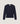 Maglione a maniche lunghe con peplo - Blu marino