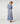 Gonna lunga in maglia - Blu